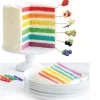 Rainbow cake mirtillo