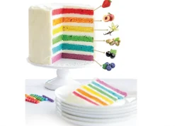 Rainbow cake vaniglia