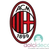 Scudetto Milan in zucchero