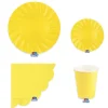 Set Piatti Colorati Gialli