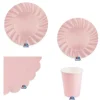 Set Piatti Colorati Rosa