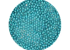 Sfere zucchero celeste brillante