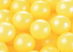 Sfere zucchero giallo brillante