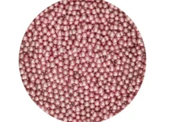 Sfere zucchero rosa brillante