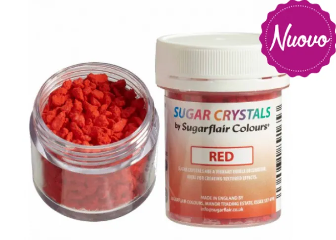 SugarFlair Cristalli Zucchero rosso
