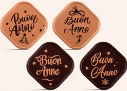 Targhetta Buon Anno Cioccolato