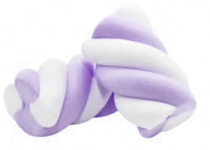 Treccia Bianco/Lilla