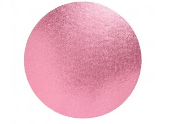 Vassoi per torte: cake drum tondo rosa 40