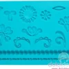 Wilton stampo silicone barocco rose