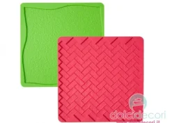 Wilton stampo silicone mattone e erba